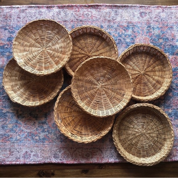 Vintage Wall Decor Vintage Woven Basket Bohemian Wall Decor Set